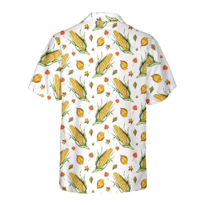 Corns And Leaves All Over Printed Hawaiian Shirt, Farm Hawaiian Shirt, Farmer Hawaii