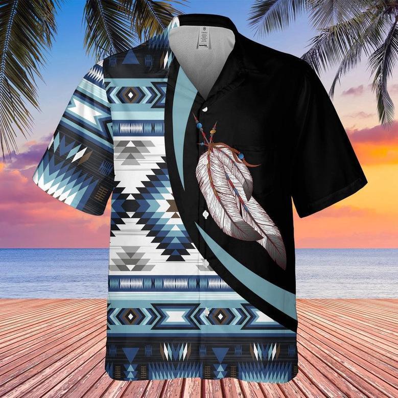 Feather For Family Bring Joy To Every Member Native American Hawaiian Shirt, America Shirt, Native American Hawaiian Shirt