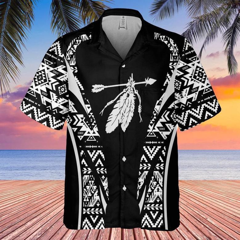 Freedom Feather Native American Hawaiian Shirt, America Shirt, Native American Hawaiian Shirt