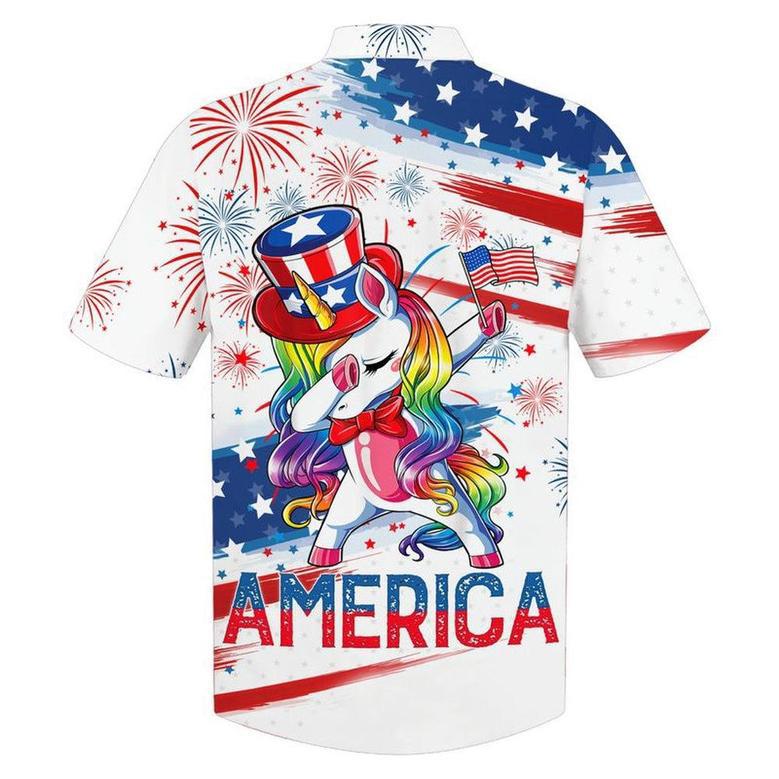 Happy Independence Day Unicorns Hawaiian Shirt, Farm Hawaiian Shirt, Farmer Hawaii