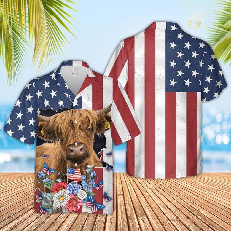 Highland Of July Hawaiian Shirt, Farm Hawaiian Shirt, Farmer Hawaii