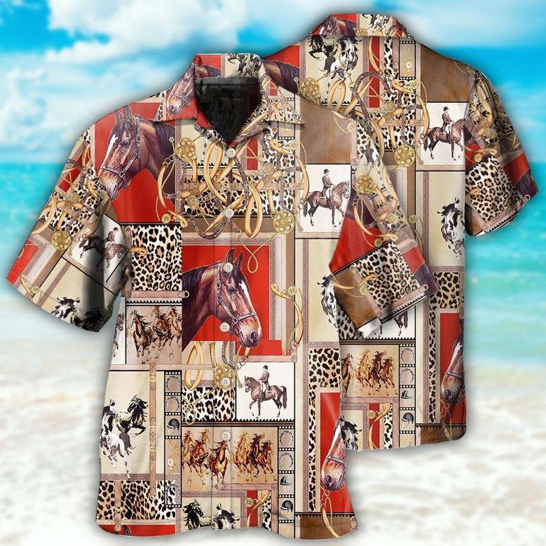 Horse Collection All Printed Hawaiian Shirt, Farm Hawaiian Shirt, Farmer Hawaii