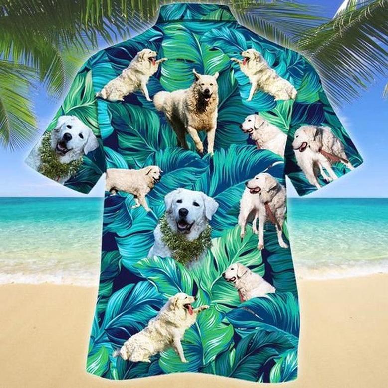 Kuvasz Dog Lovers Hawaiian Style For Summer All Printed Hawaiian Shirt, Farm Hawaiian Shirt, Farmer Hawaii