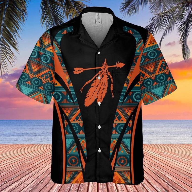 Love Feather Native American Hawaiian Shirt, America Shirt, Native American Hawaiian Shirt