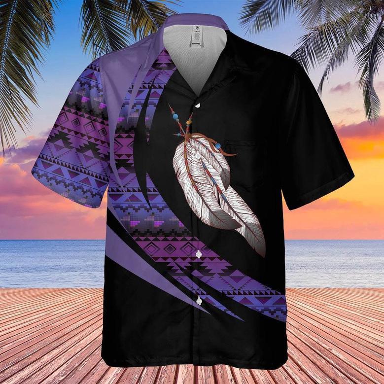 Love Feather Symbol Of True Love Native American Hawaiian Shirt, America Shirt, Native American Hawaiian Shirt