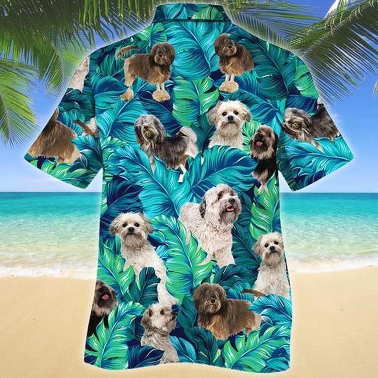 Lowchen Dog Lovers Hawaiian Style For Summer Hawaiian Shirt, Farm Hawaiian Shirt, Farmer Hawaii