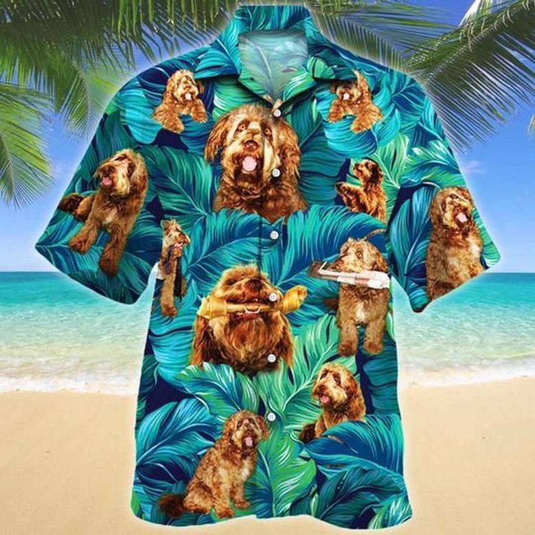 Otterhound Dog Lovers Hawaiian Style For Summer Hawaiian Shirt, Farm Hawaiian Shirt, Farmer Hawaii