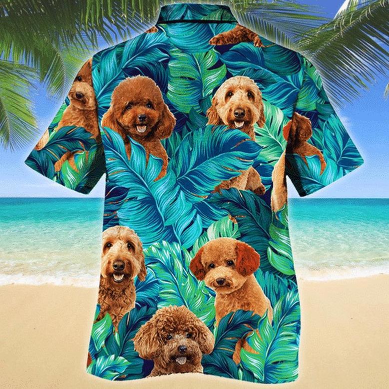 Poodle Dog Lovers Hawaiian Style For Summer Hawaiian Shirt, Farm Hawaiian Shirt, Farmer Hawaii