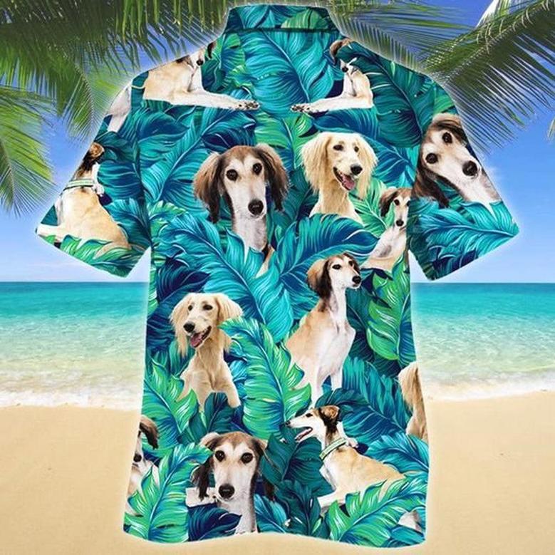 Saluki Dog Lovers Hawaiian Style For Summer All Printed Hawaiian Shirt, Farm Hawaiian Shirt, Farmer Hawaii