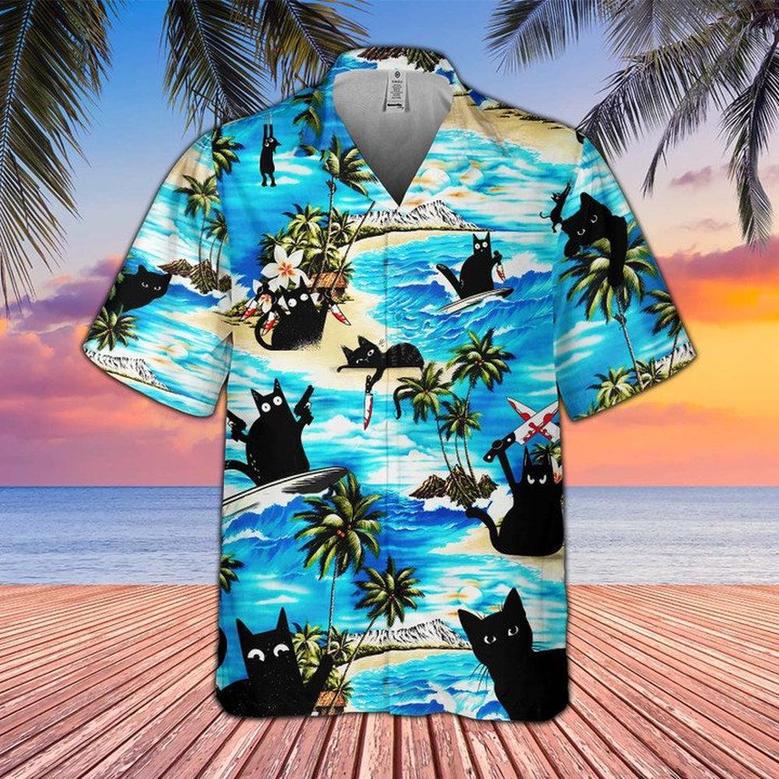 Shirt For Cat Lovers All Printed Hawaiian Shirt, Farm Hawaiian Shirt, Farmer Hawaii