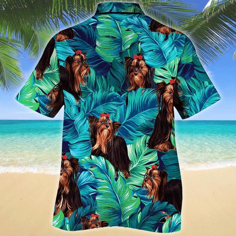 Silky Terrier Dog Lovers Hawaiian Style For Summer All Printed Hawaiian Shirt, Farm Hawaiian Shirt, Farmer Hawaii