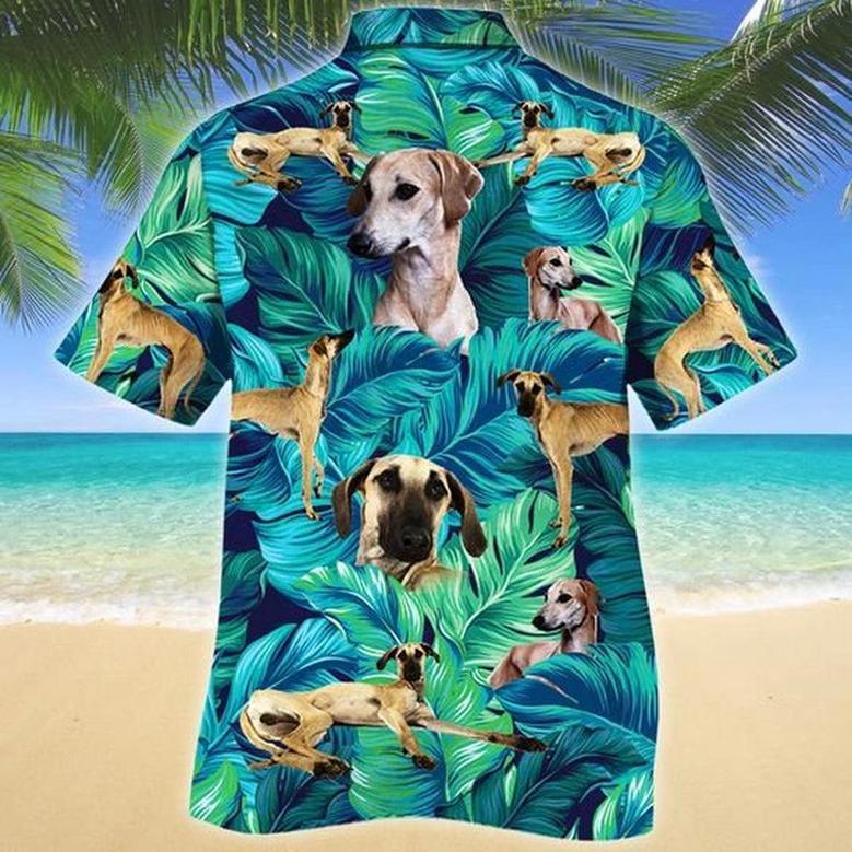 Sloughi Dog Lovers Hawaiian Style For Summer All Printed Hawaiian Shirt, Farm Hawaiian Shirt, Farmer Hawaii