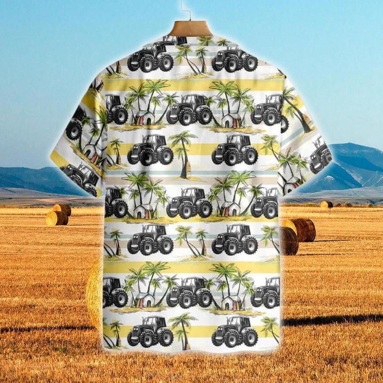 Tractors Tropical Land All Over Printed Hawaiian Shirt, Farm Hawaiian Shirt, Farmer Hawaii