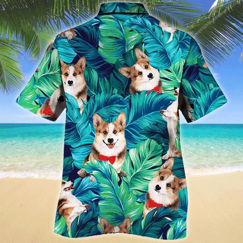 Welsh Corgi Dog Lovers Hawaiian Style For Summer Hawaiian Shirt, Farm Hawaiian Shirt, Farmer Hawaii