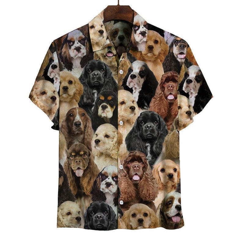 You Will Have A Bunch Of American Cocker Spaniels All Over Printed Hawaiian Shirt, Farm Hawaiian Shirt, Farmer Hawaii