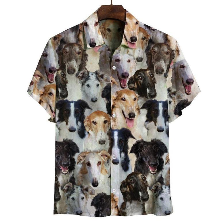 You Will Have A Bunch Of Borzois All Over Printed Hawaiian Shirt, Farm Hawaiian Shirt, Farmer Hawaii