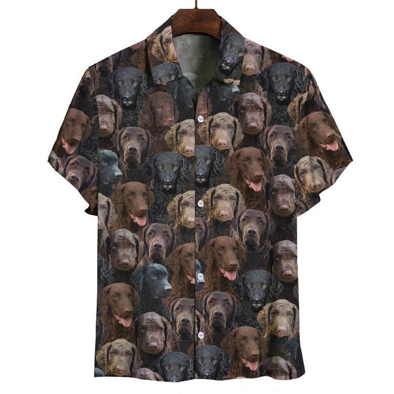 You Will Have A Bunch Of Curly Coated Retrievers All Over Printed Hawaiian Shirt, Farm Hawaiian Shirt, Farmer Hawaii