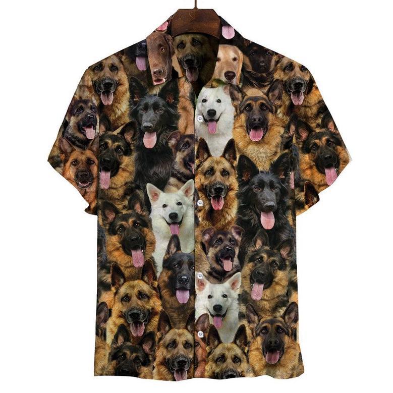 You Will Have A Bunch Of German Shepherds All Over Printed Hawaiian Shirt, Farm Hawaiian Shirt, Farmer Hawaii