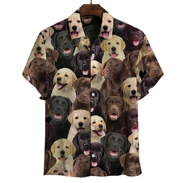 You Will Have A Bunch Of Labradors All Over Printed Hawaiian Shirt, Farm Hawaiian Shirt, Farmer Hawaii