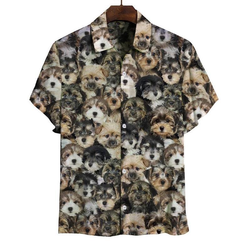 You Will Have A Bunch Of Morkie All Over Printed Hawaiian Shirt, Farm Hawaiian Shirt, Farmer Hawaii