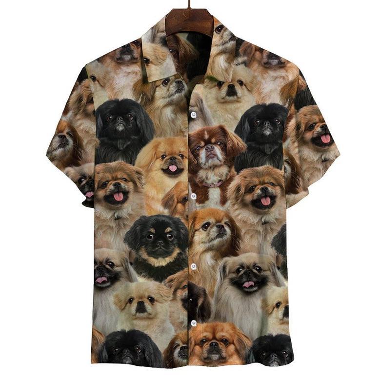 You Will Have A Bunch Of Pekingeses All Over Printed Hawaiian Shirt, Farm Hawaiian Shirt, Farmer Hawaii