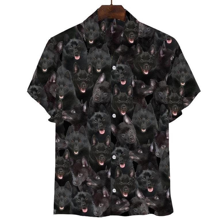 You Will Have A Bunch Of Schipperkes All Over Printed Hawaiian Shirt, Farm Hawaiian Shirt, Farmer Hawaii