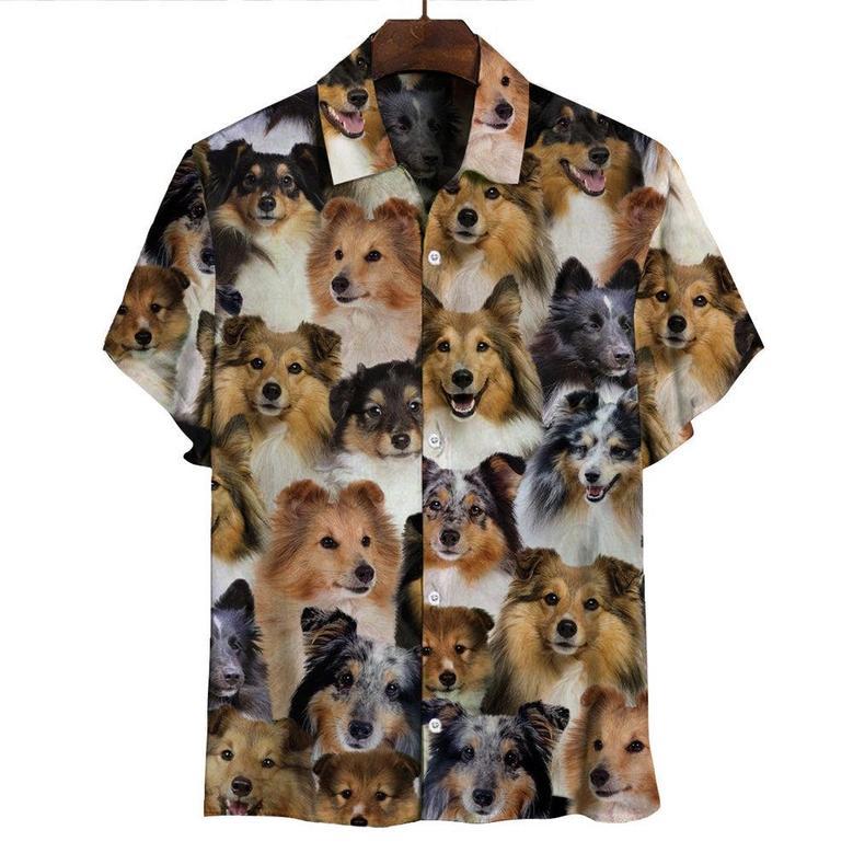 You Will Have A Bunch Of Shetland Sheepdogs All Over Printed Hawaiian Shirt, Farm Hawaiian Shirt, Farmer Hawaii