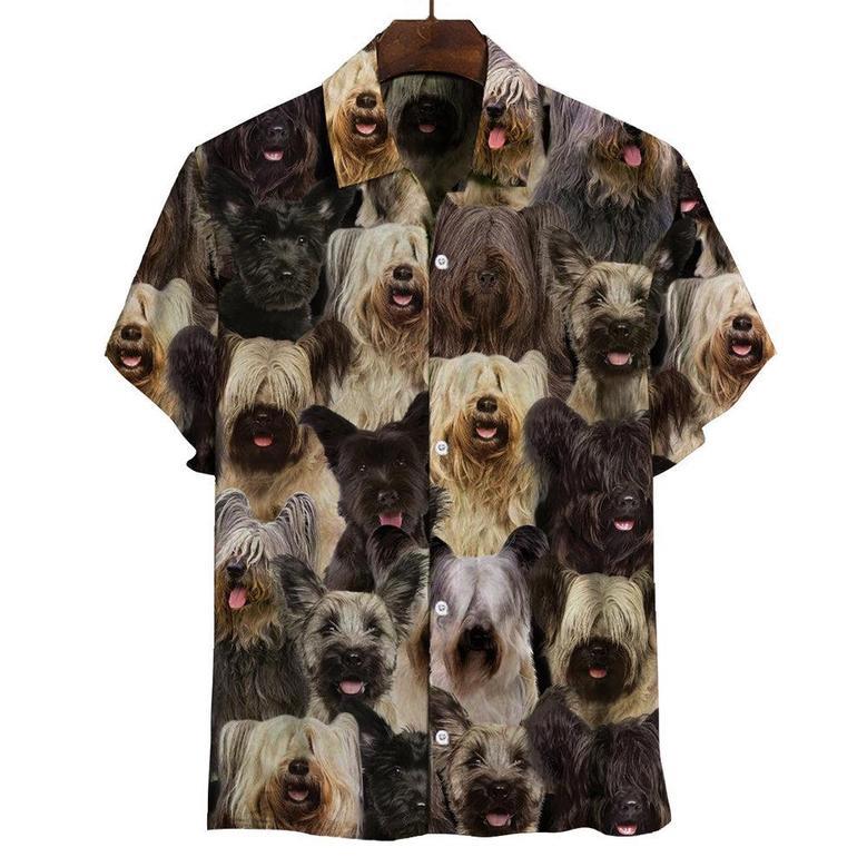 You Will Have A Bunch Of Skye Terriers All Over Printed Hawaiian Shirt, Farm Hawaiian Shirt, Farmer Hawaii