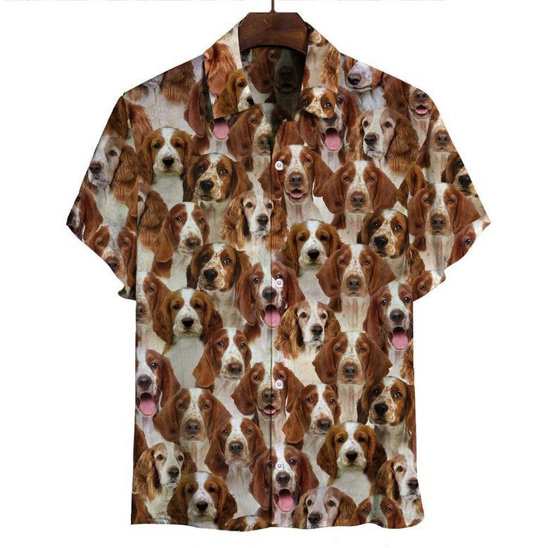 You Will Have A Bunch Of Welsh Springer Spaniels All Over Printed Hawaiian Shirt, Farm Hawaiian Shirt, Farmer Hawaii