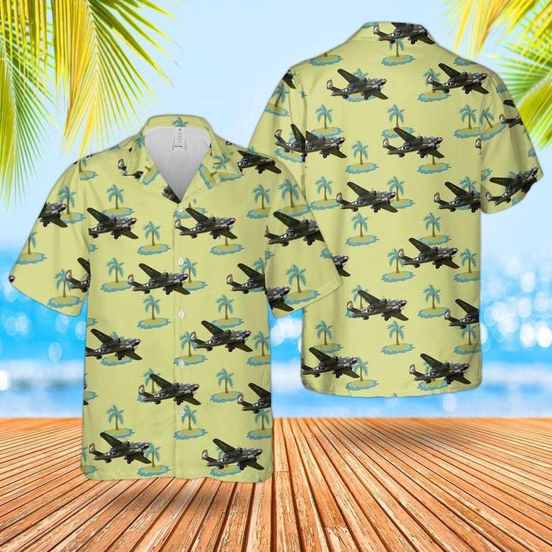 Air Force Hawaiian Shirt, Us Air Force North American Mitchell 0934 Bettys Dream Hawaiian Shirt, Air Force Aloha Shirt