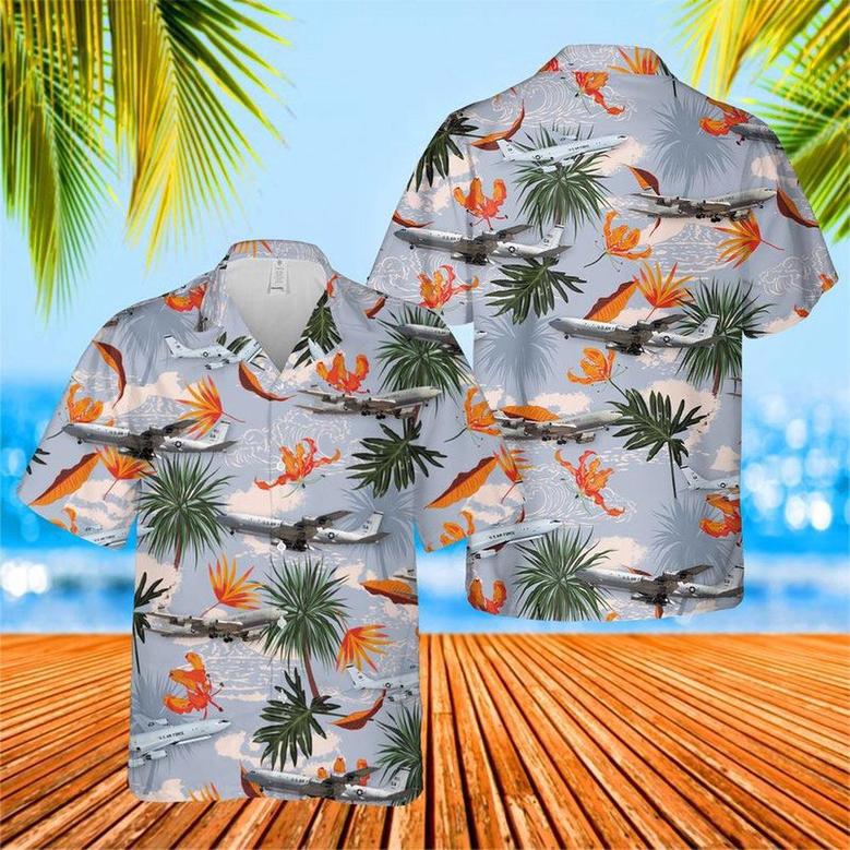 Air Force Hawaiian Shirt, Us Air Force Northrop Grumman Joint Stars Hawaiian Shirt, Air Force Aloha Shirt