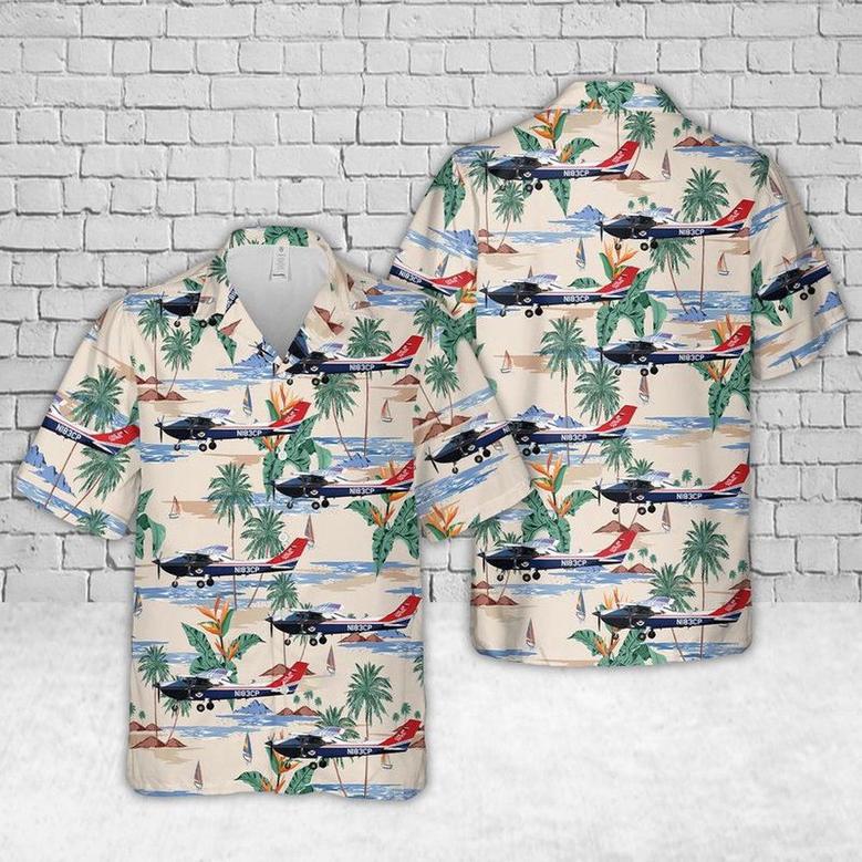 Air Force Hawaiian Shirt, Us Air Force Civil Air Patrol Cessna Skylane Hawaiian Shirt, Air Force Aloha Shirt