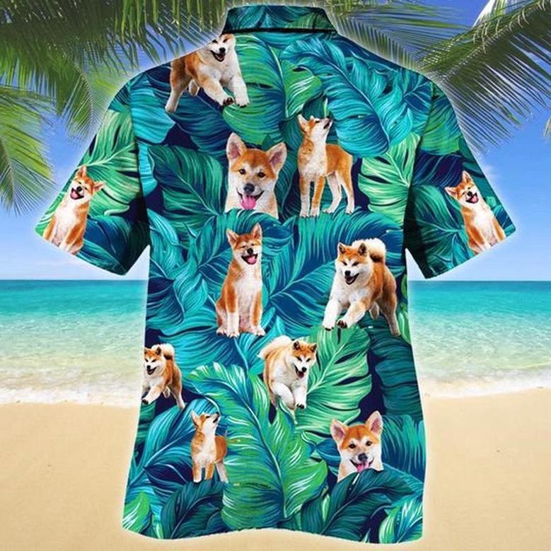 Akita Dog Lovers Hawaiian Style For Summer Hawaiian Shirt, Farm Hawaiian Shirt, Farmer Hawaii