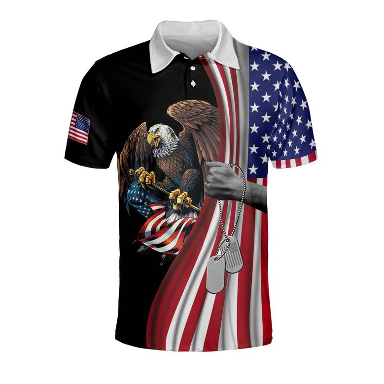 All Over Print We Don't Know Them All But We Owe Them All Veteran Polo Shirt