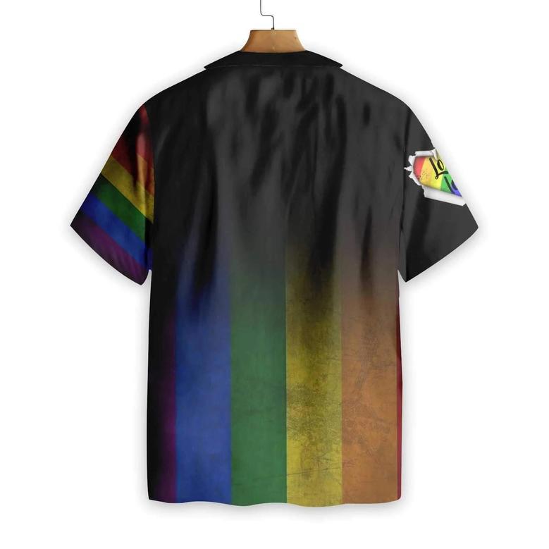 Amazing Lgbt Hawaiian Shirt, Love Is Love Rainbow T Shirt, Gift For Pride Month