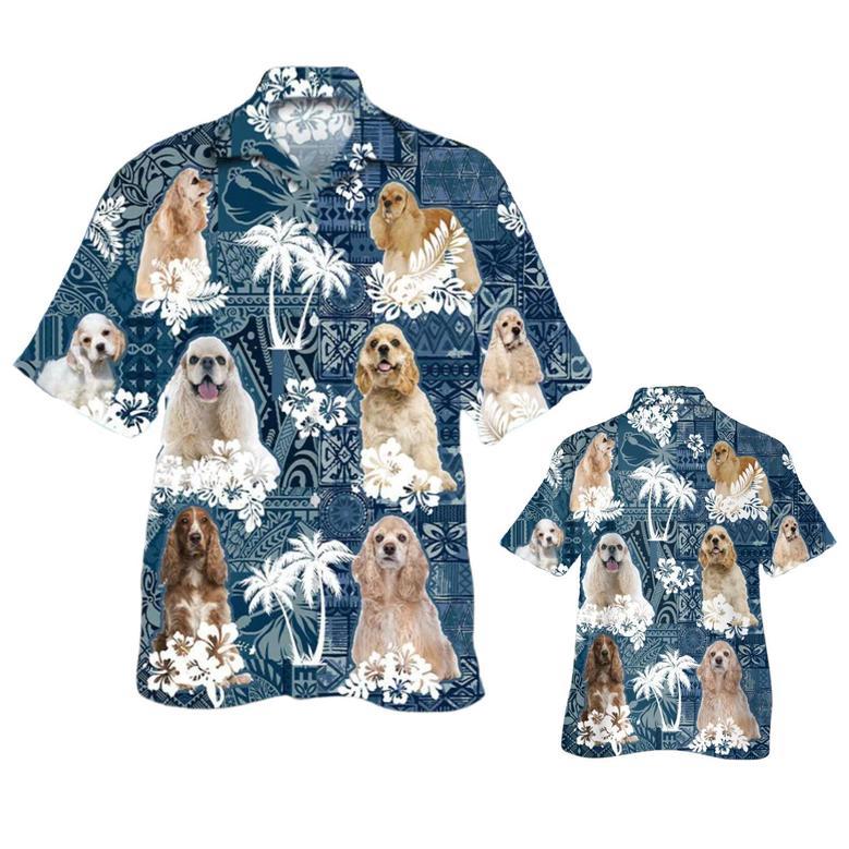 American Cocker Spaniel Hawaiian Shirt, Hawaii Shirt For Dog Lovers, Dog Hawaii Aloha Beach Shirts