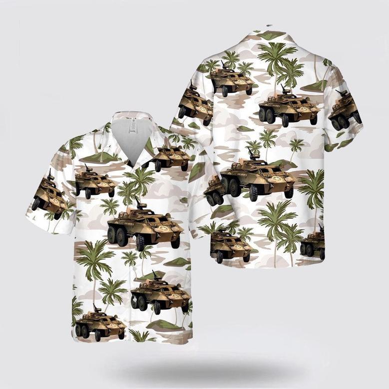 Army Hawaiian Shirt, Us Army Armored Utility Vehicle Hawaiian Shirt