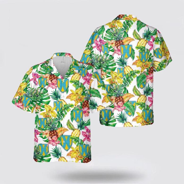 Army Hawaiian Shirt, Us Army Theater Sustainment Command Hawaiian Shirt, Military Hawaiian Shirt