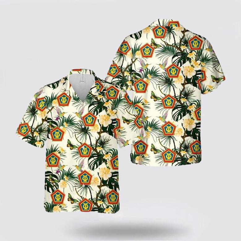 Army Hawaiian Shirt, Us Army Field Band Hawaiian Shirt