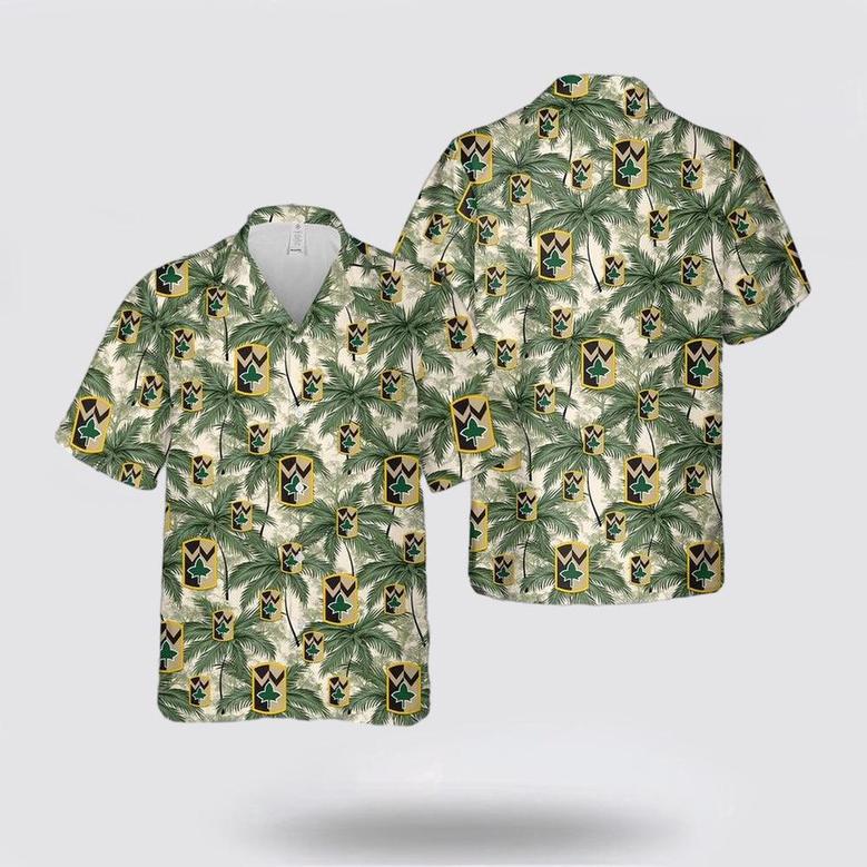 Army Hawaiian Shirt, Us Army Sustainment Brigade Hawaiian Shirt, Military Hawaiian Shirt