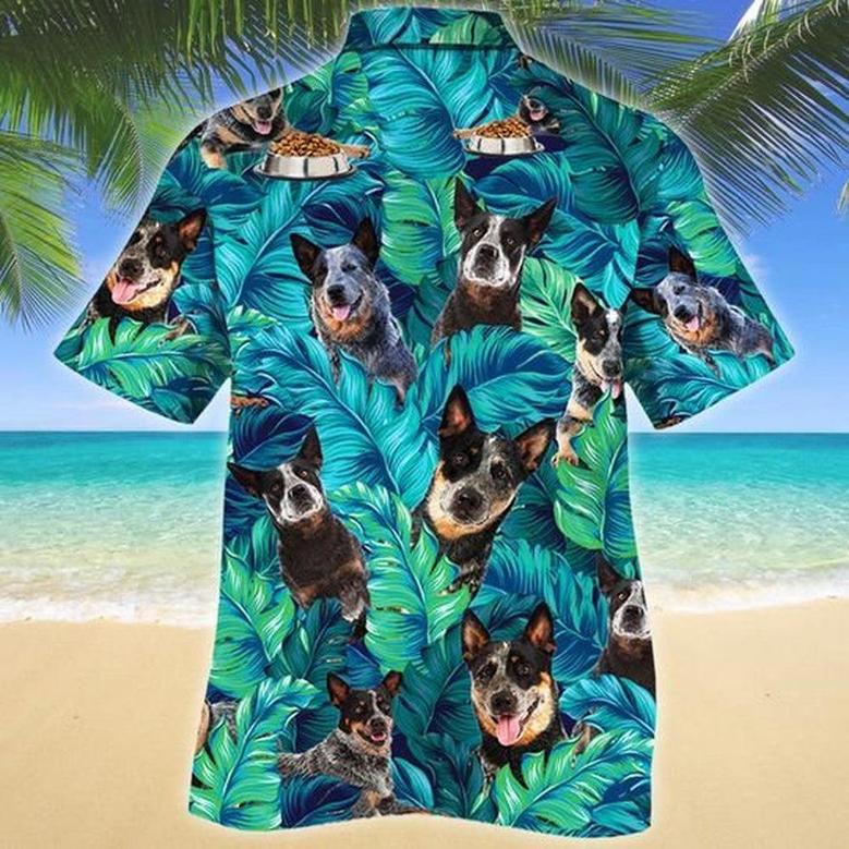 Australian Cattle Dog Lovers Hawaiian Style For Summer Hawaiian Shirt, Farm Hawaiian Shirt, Farmer Hawaii