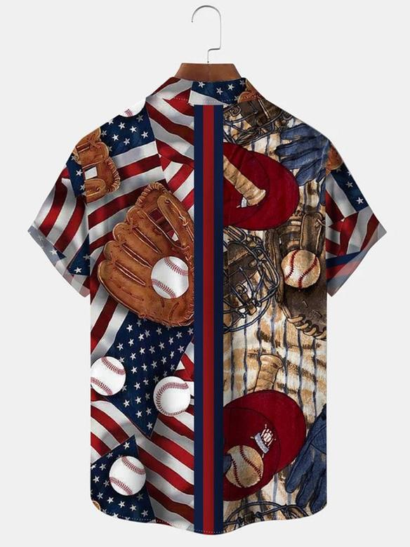 Baseball Men Hawaiian Shirt, Shirt For Baseball Players, Baseball Lovers Hawaiian Shirt