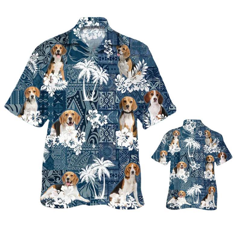 Beagle Hawaiian Shirt, S To Dog Lovers, Animal Hawaii Beach Shirts