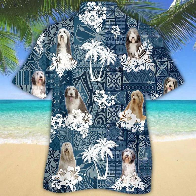 Bearded Collie Hawaiian Shirt, Dog Hawaii Summer Beach Shirts, Christmas Gitf For Dog Lovers