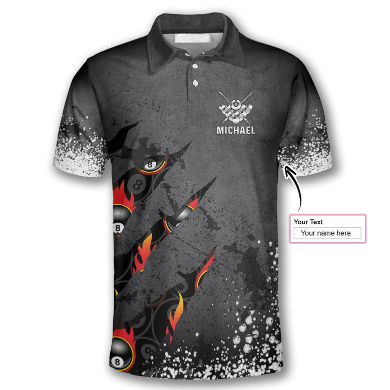 paint splash polo shirt