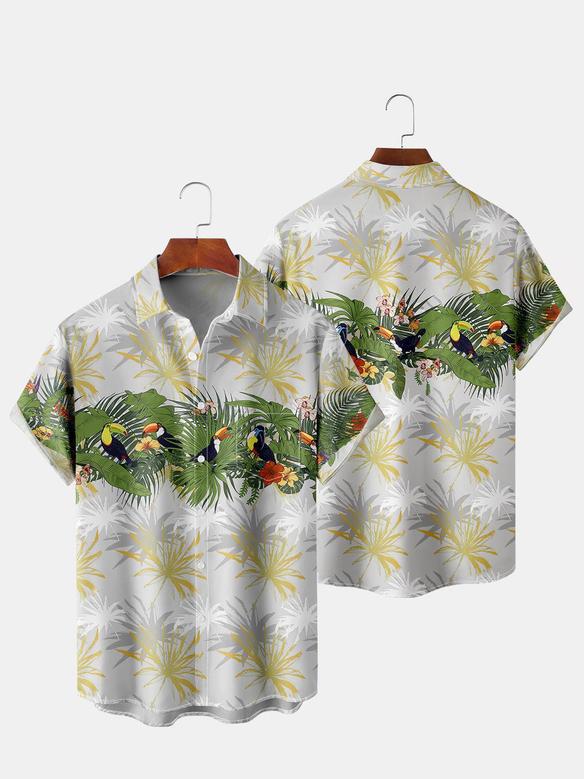 Bird Hawaiian Shirt, Bird Lovers Hawaii Shirt, Aloha Shirt, Beach Hawaii Shirt