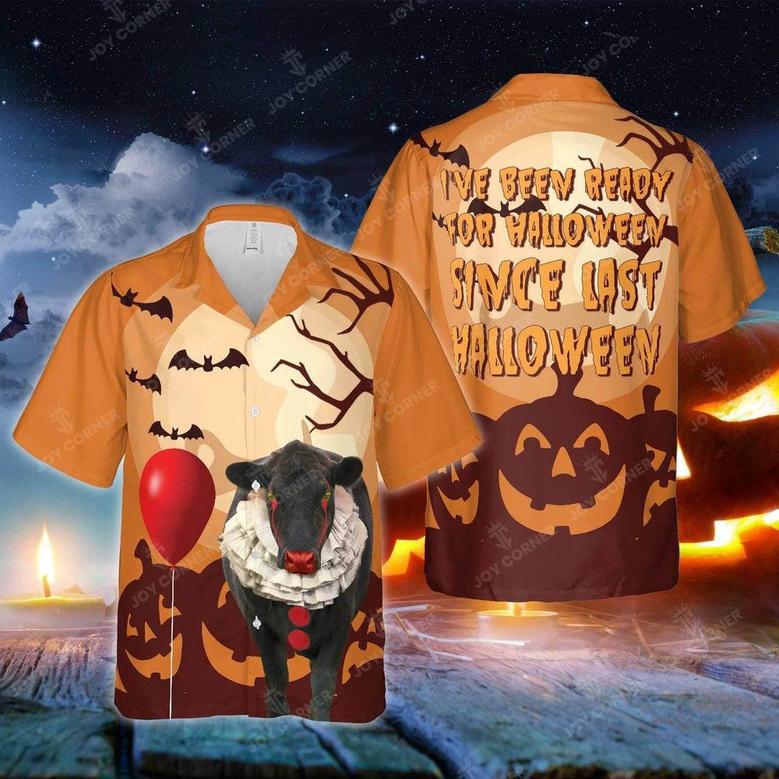 Black Angus Has Been Ready For Halloween Hawaiian Shirt, Farm Hawaiian Shirt, Farmer Hawaii