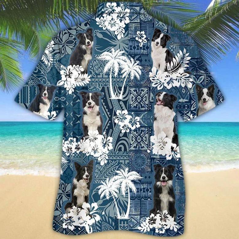 Border Collie Hawaiian Shirt, Aloha Hawaii Beach Shirts For Dog Lovers