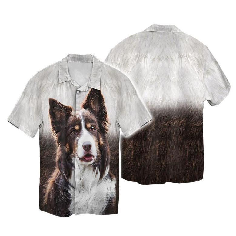 Border Collie Painting Hawaiian Shirt For Dog Lovers, Dog Hawaii Shirts