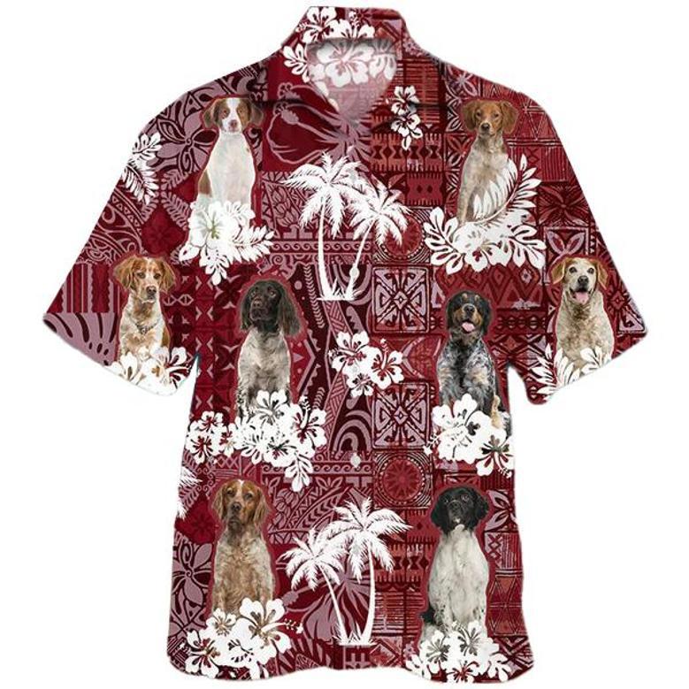 Brittany Hawaiian Shirt, Dog Hawaii Aloha Beach Shirts